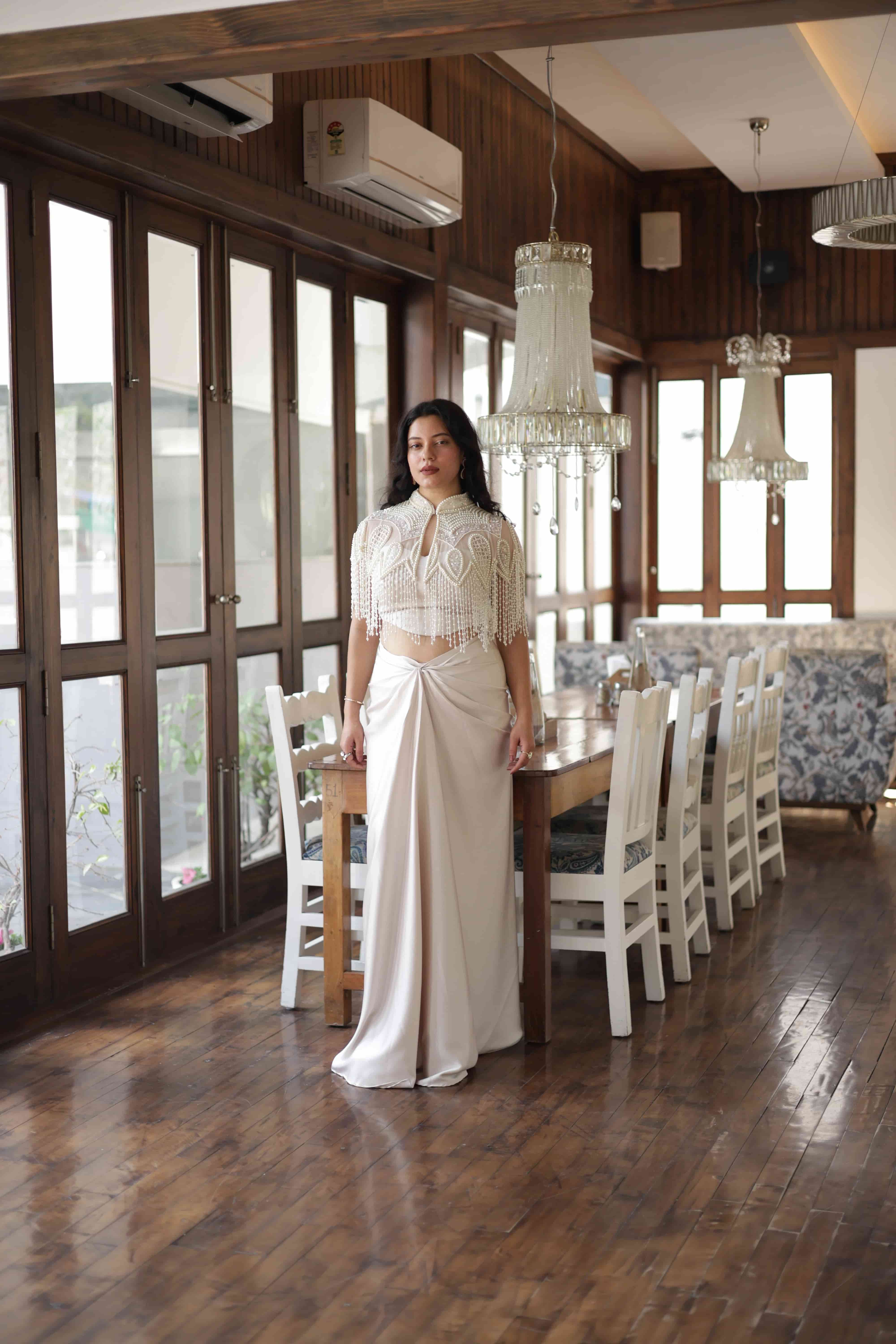 Moonlight Pearl Drape — view 2