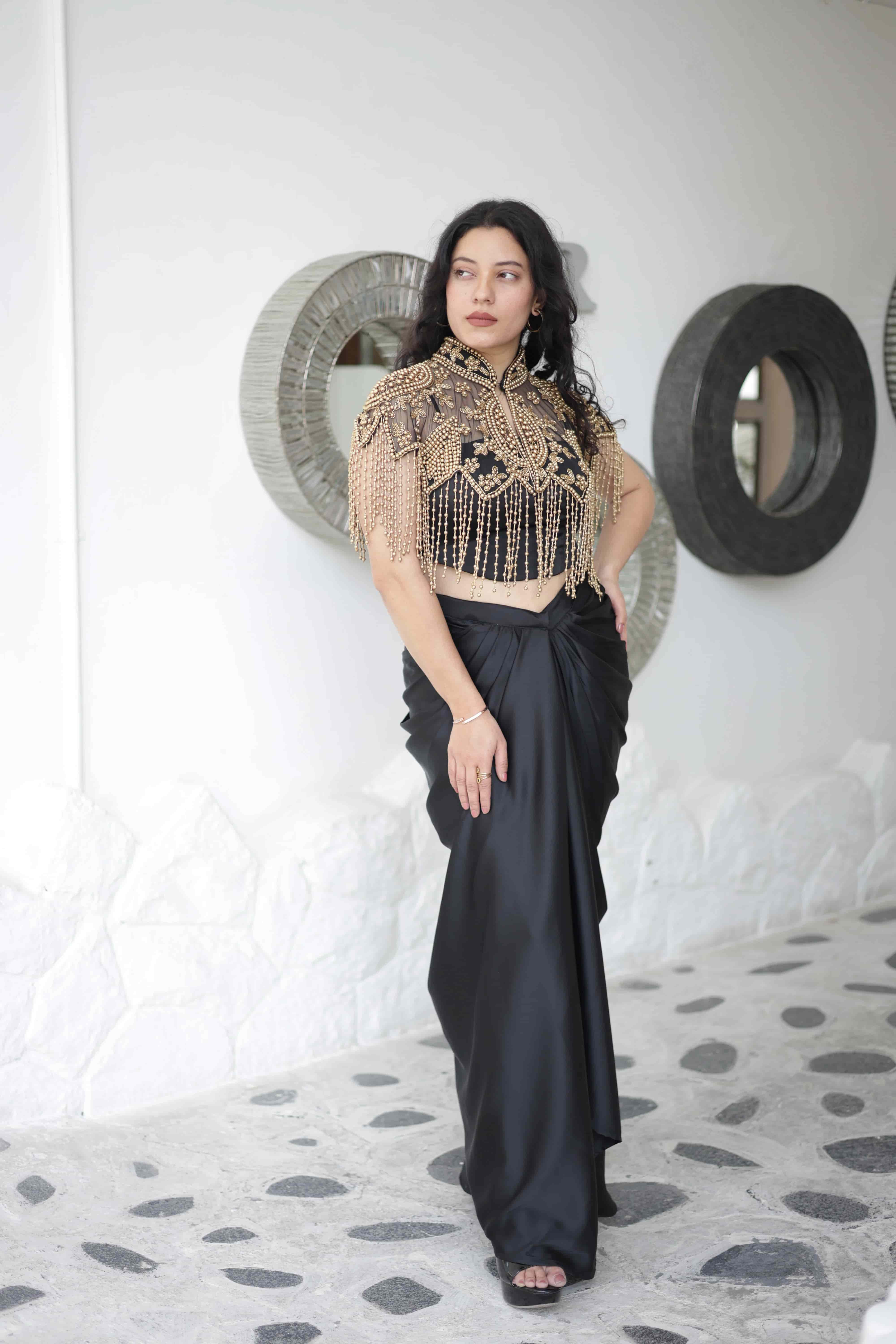 Gilded Nightfall Drape — view 2