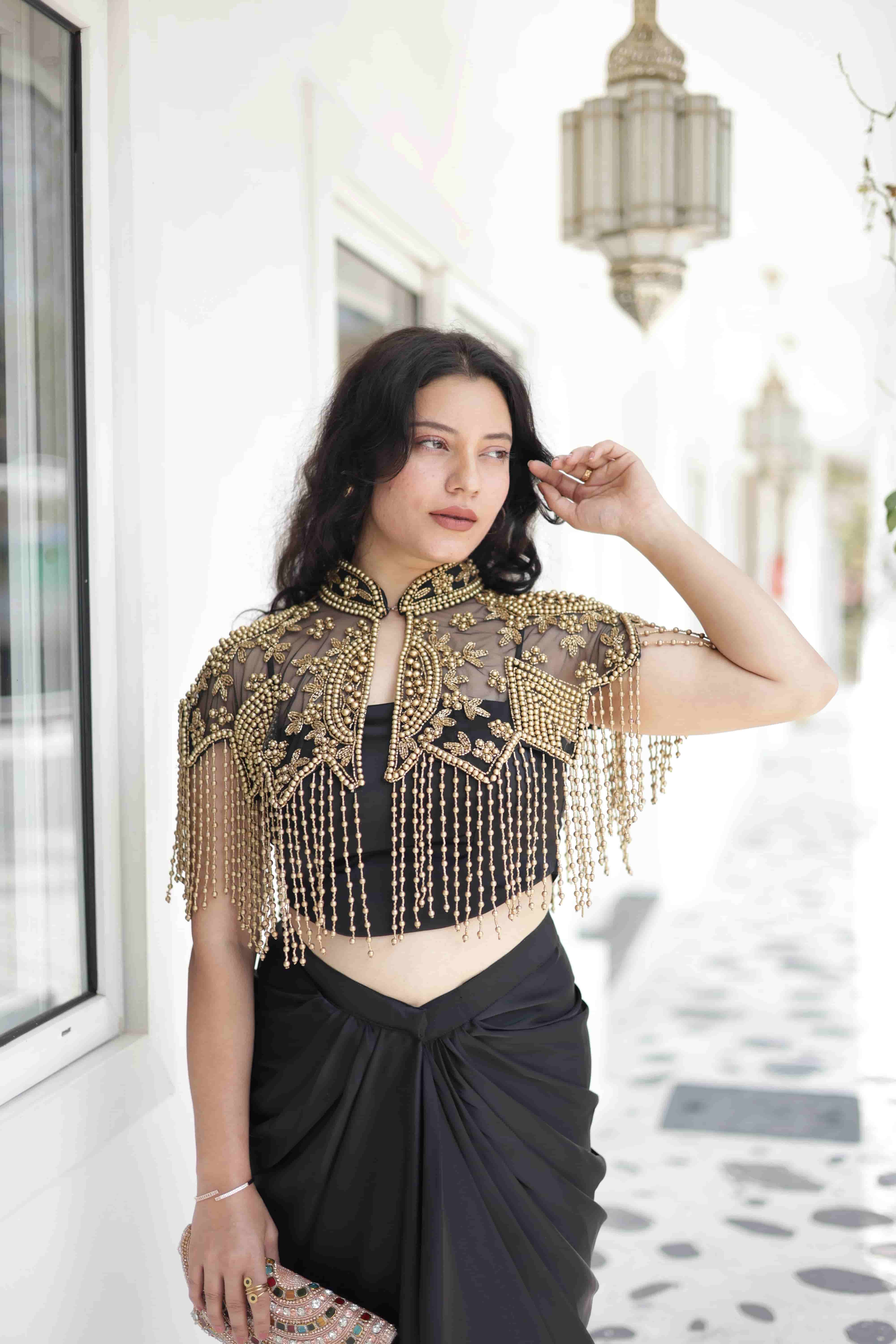 Gilded Nightfall Drape — view 5