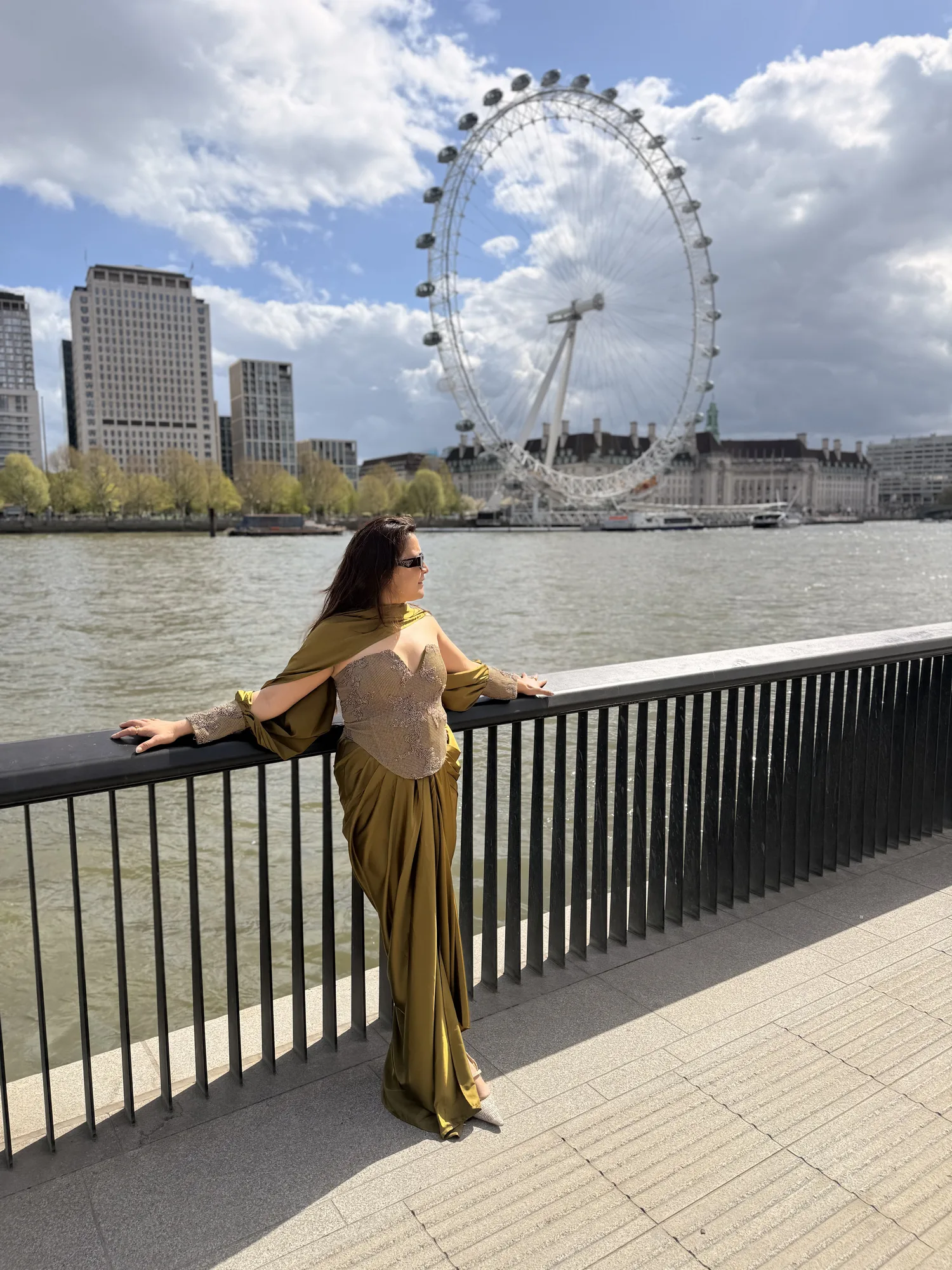Sunlit Luxe Drape Ensemble — view 2