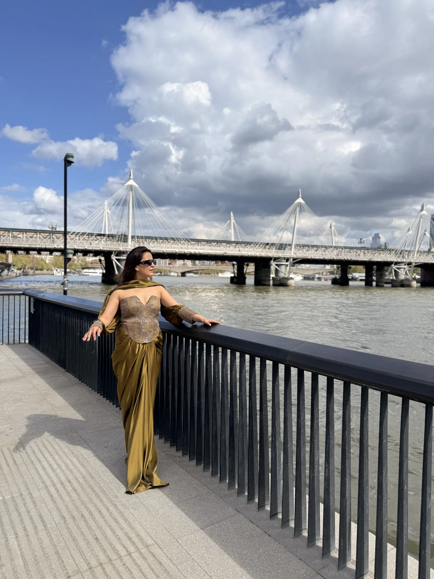 Sunlit Luxe Drape Ensemble — view 6