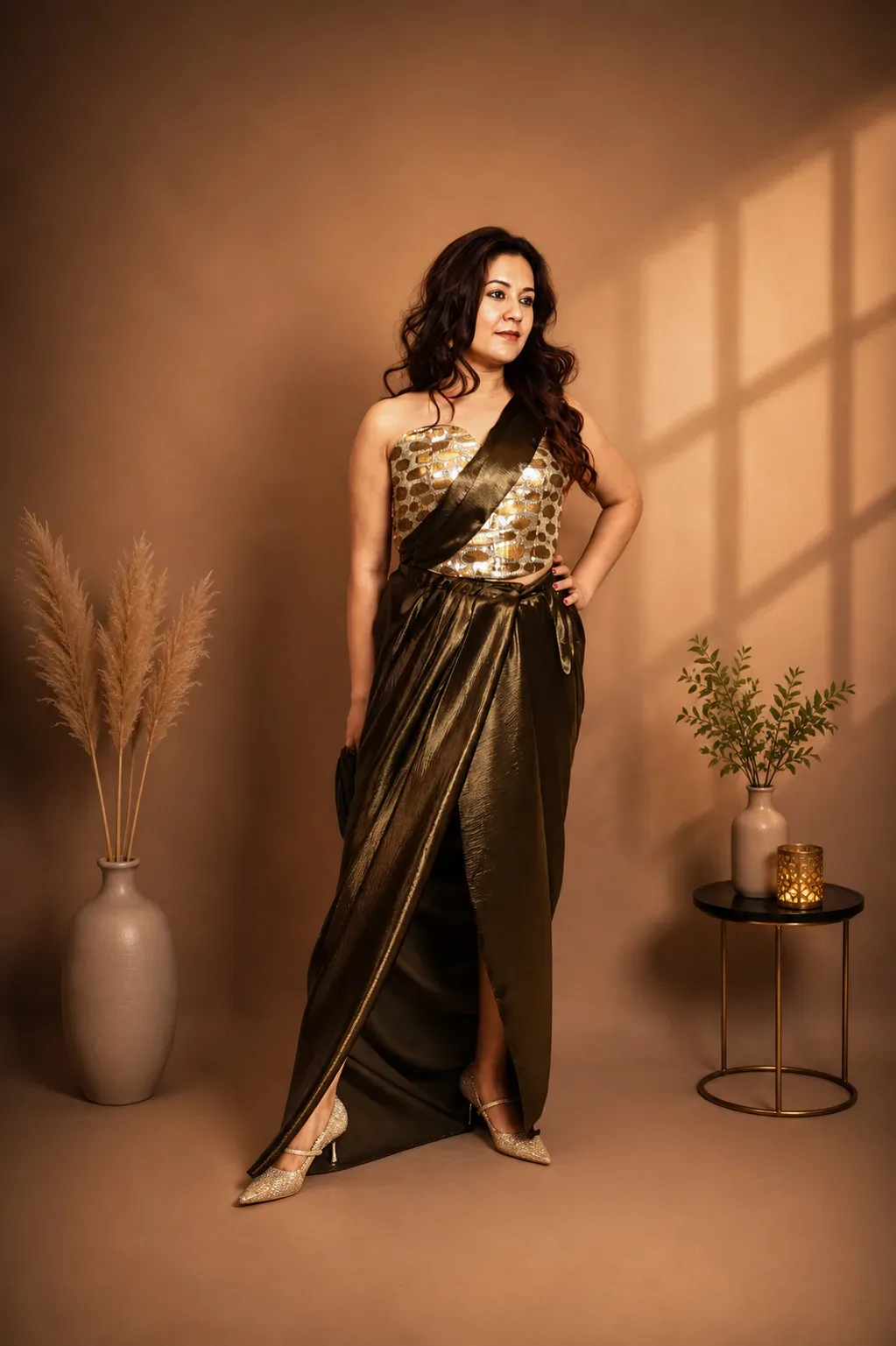 Golden Drape with Elegance — view 4