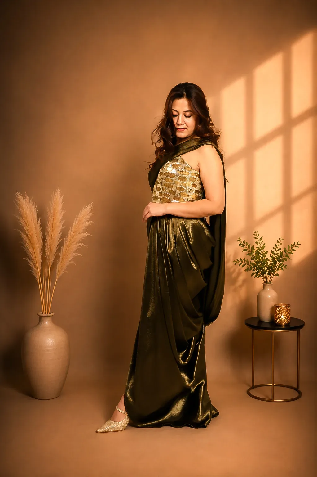 Golden Drape with Elegance — view 8