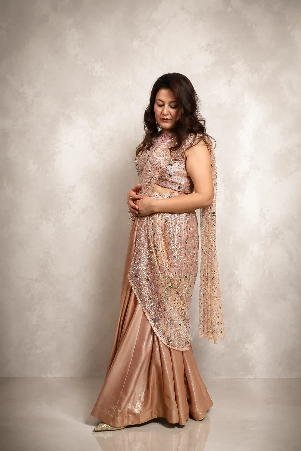 Champagne Sparkle Dress — view 4