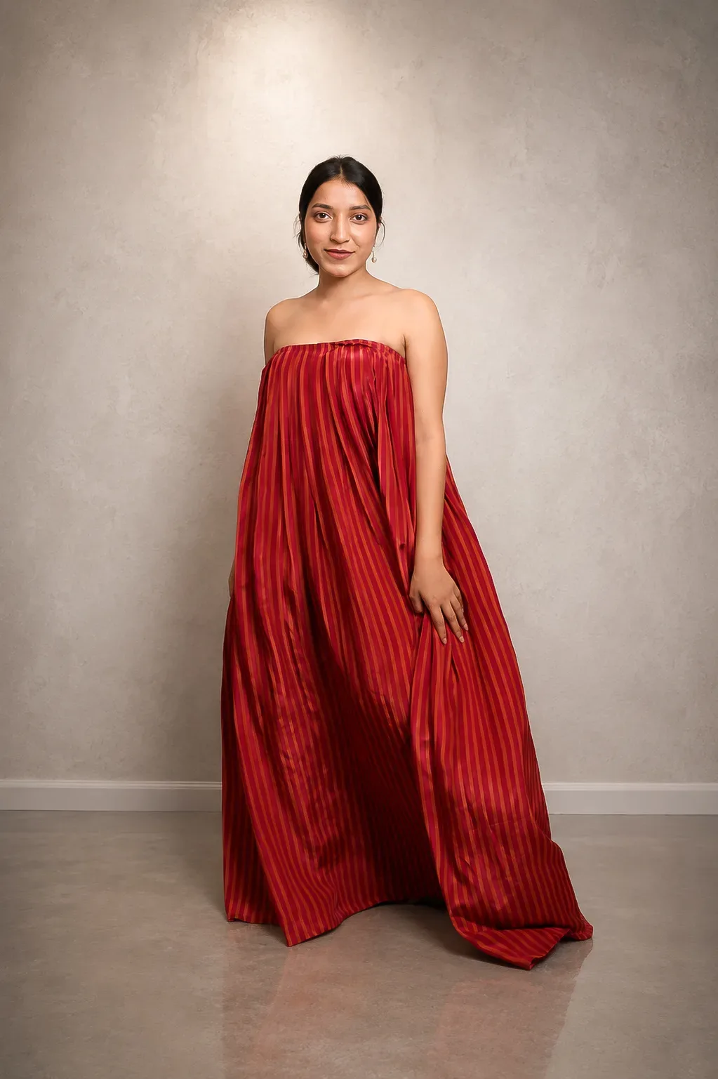 Ember Sunset Strapless Maxi Dress — view 6
