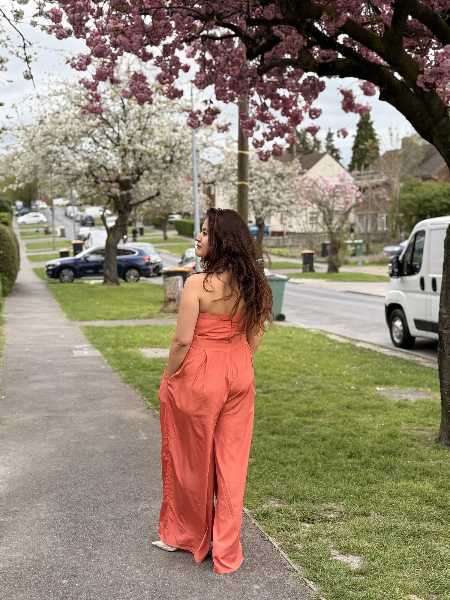 Coral Grace Halter Jumpsuit — view 7