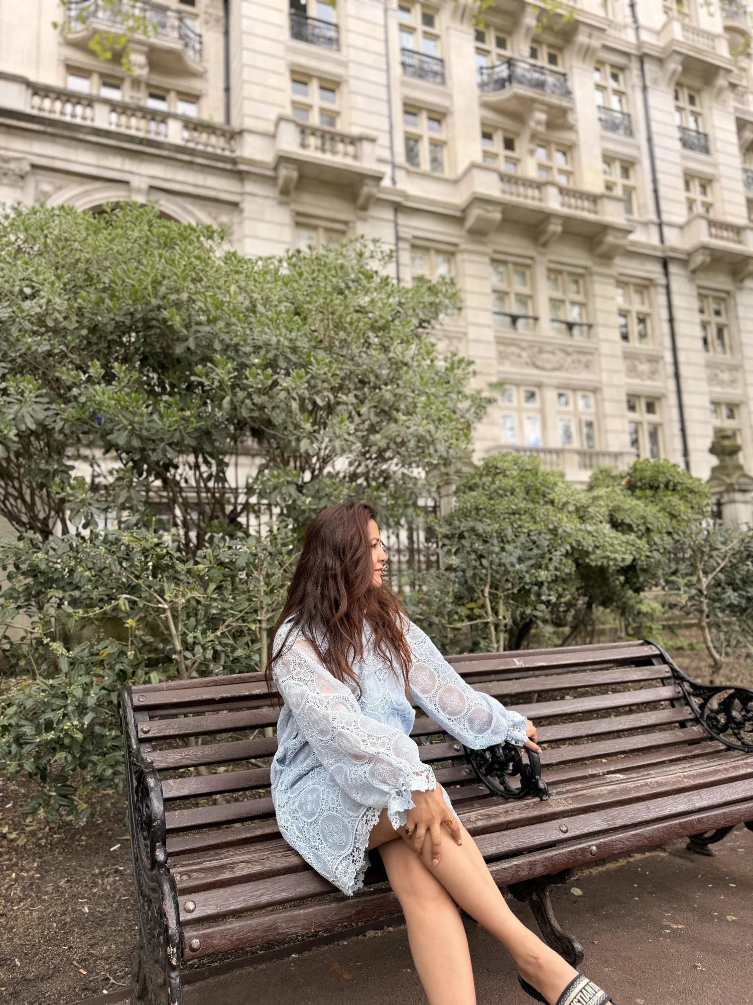 Azure Grace Lace Dress — view 5