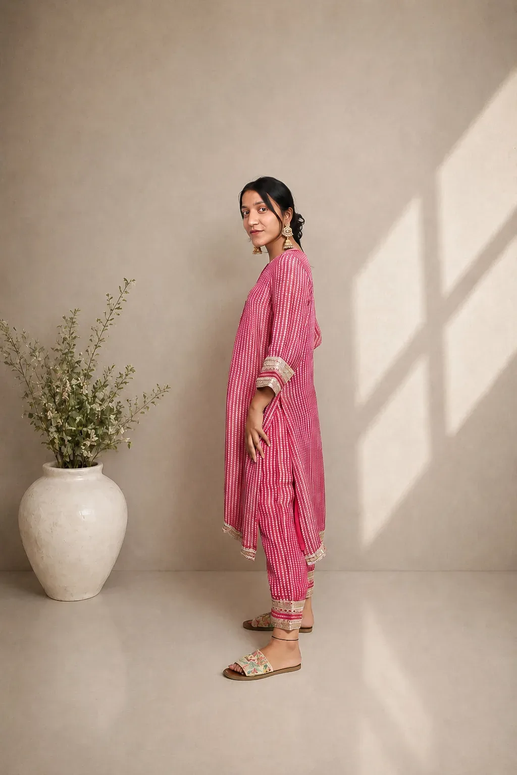 Gulabi Grace Ethnic Co-ord Set — view 6