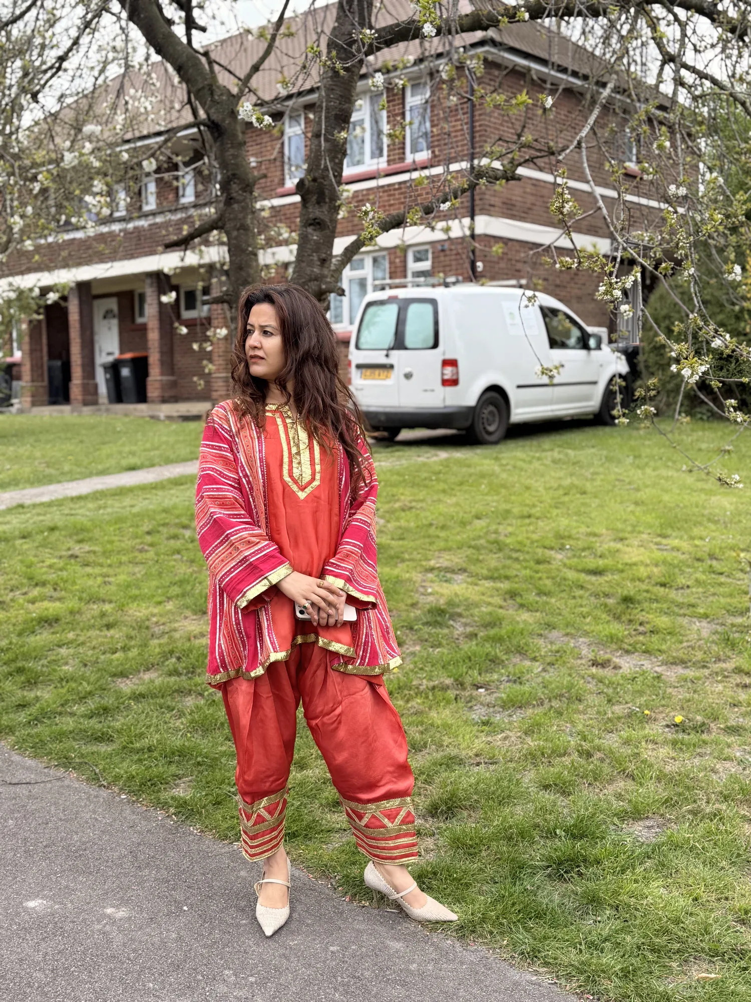 Rani Red Suit — view 3