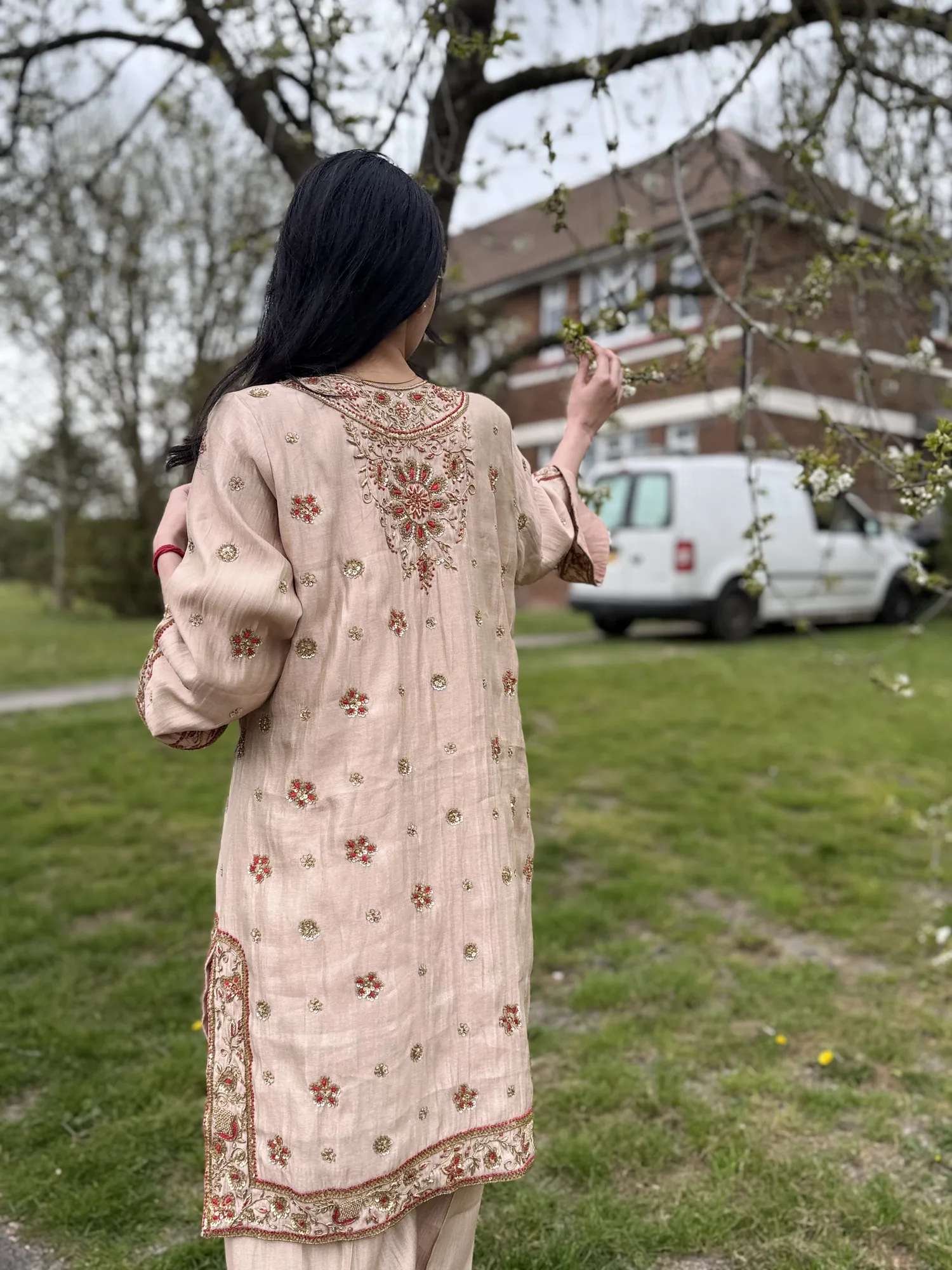 Classic Handwork Ethnic Kurta — view 5