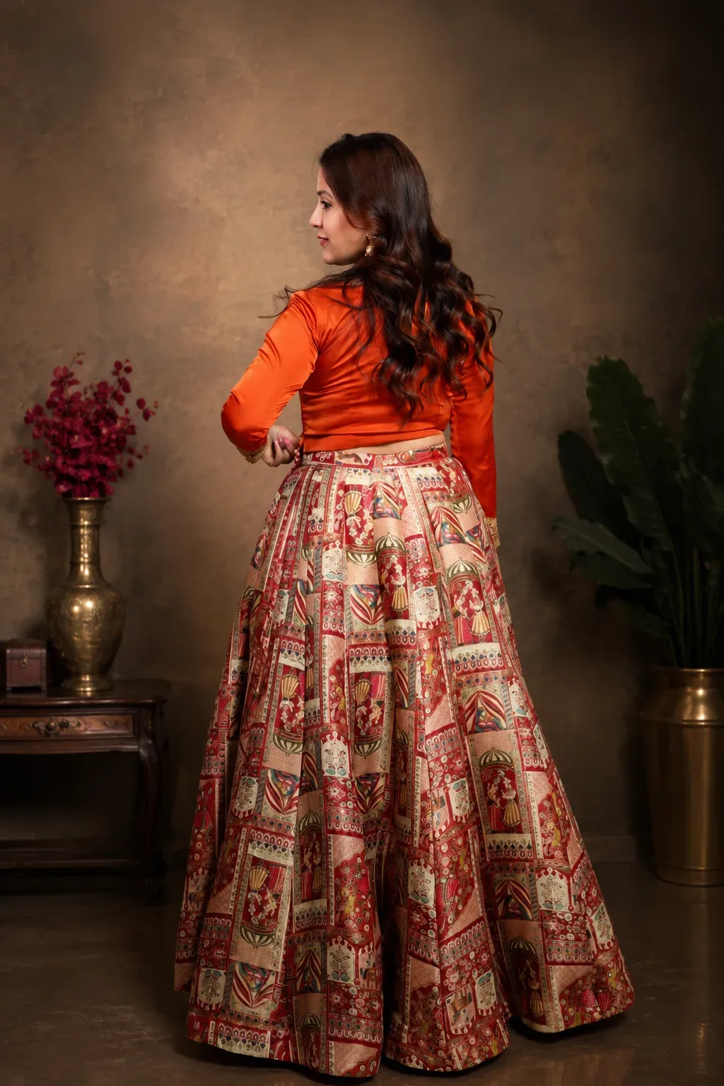 Rajwadi Rang Lehenga — view 2