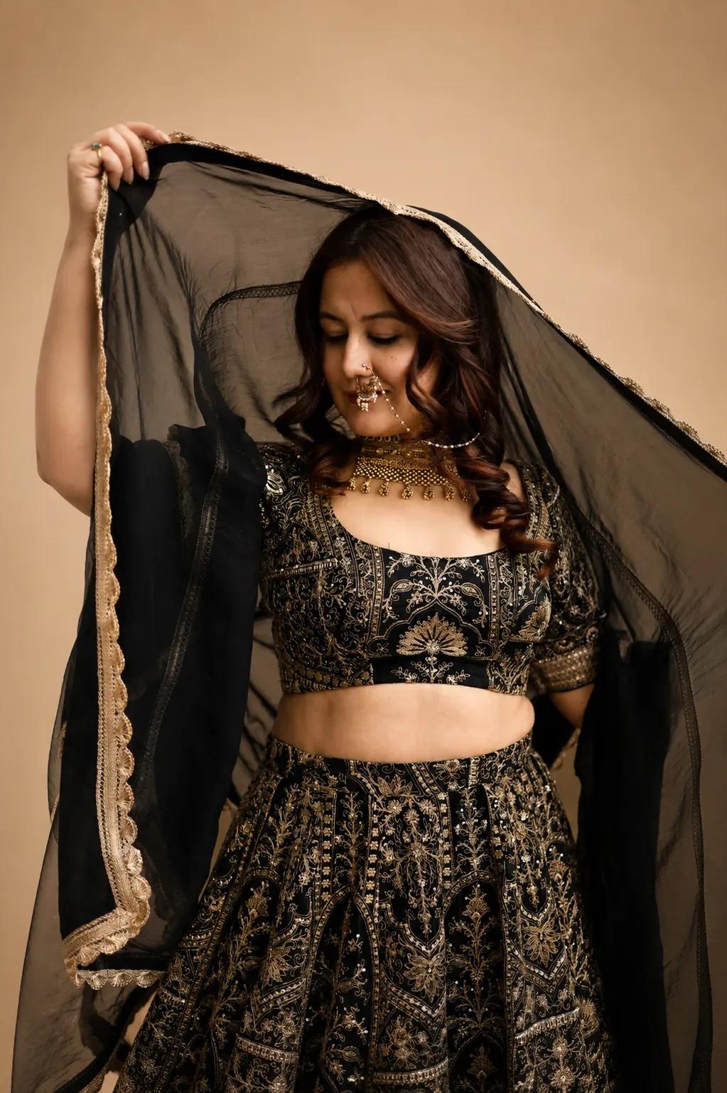 Royal Zari Back Lehenga Set