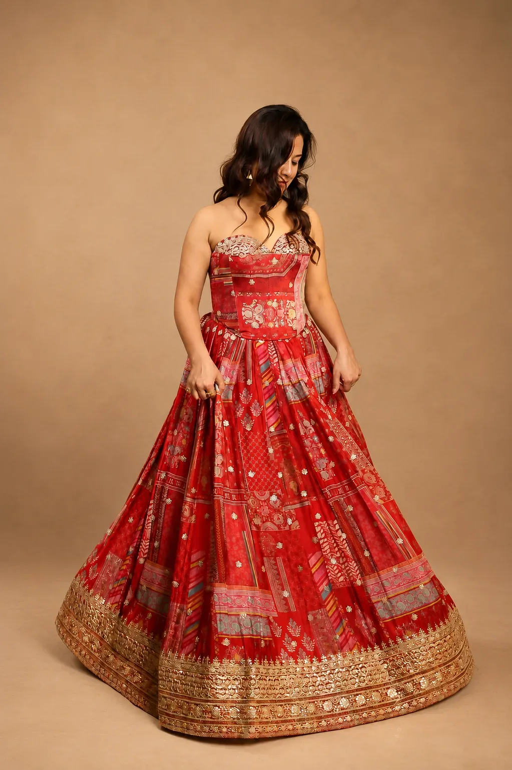 The Modern Virasat Lehenga Set