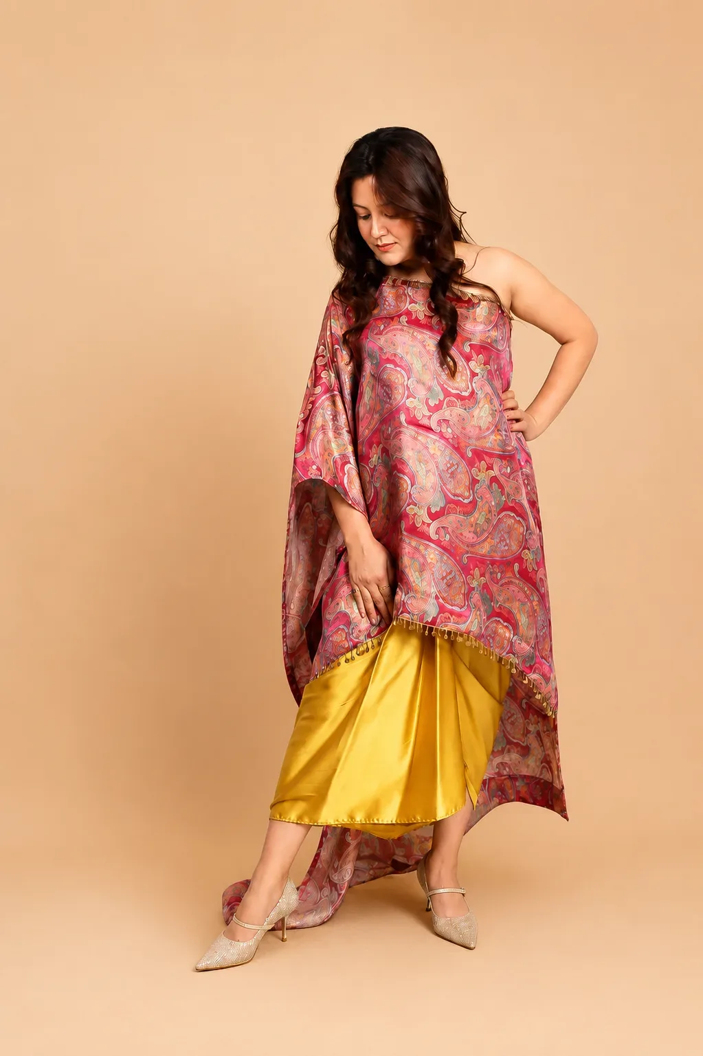 Amber Bloom Fusion Drape