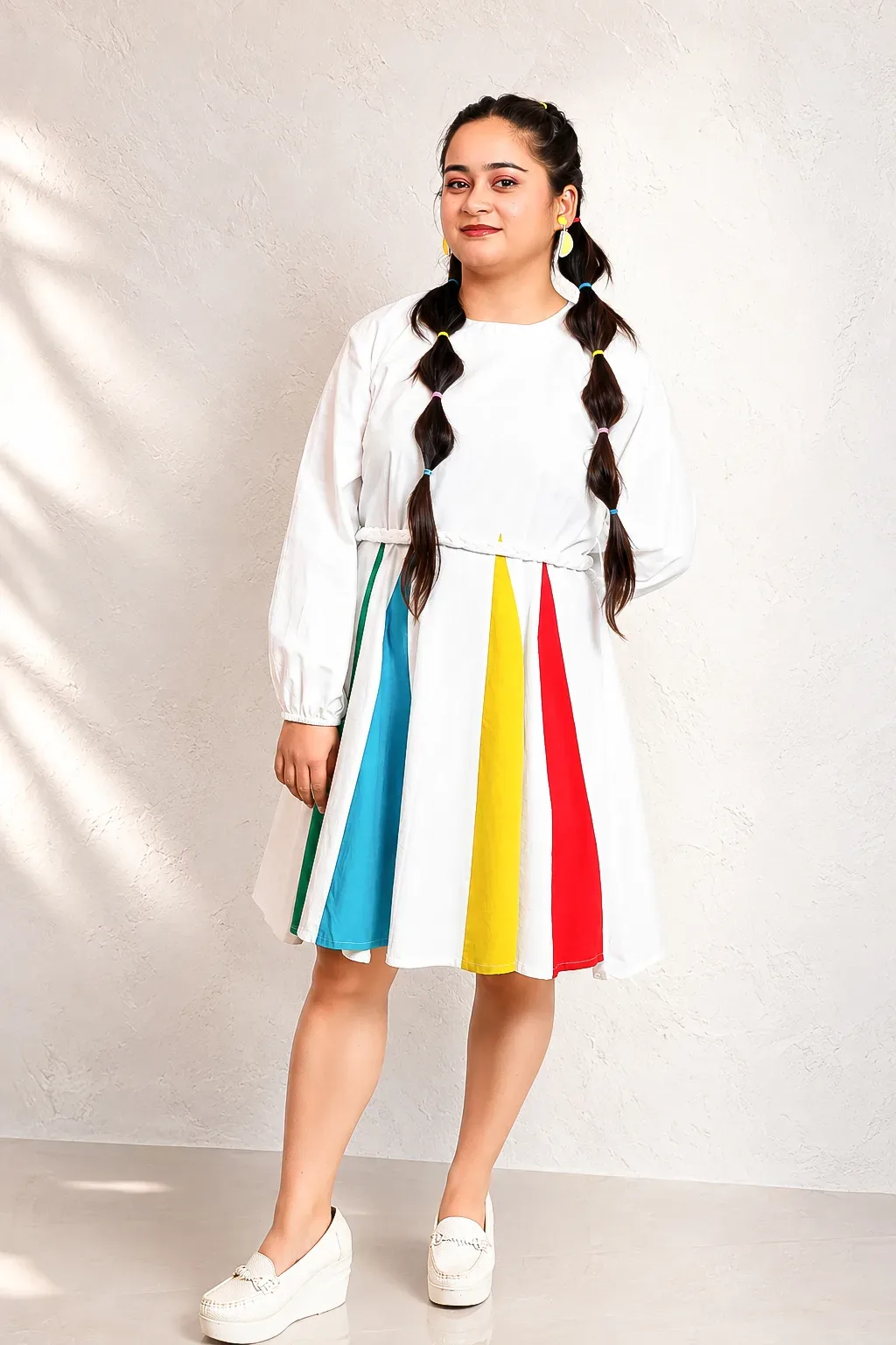 Rainbow Breeze Flared Dress — view 5