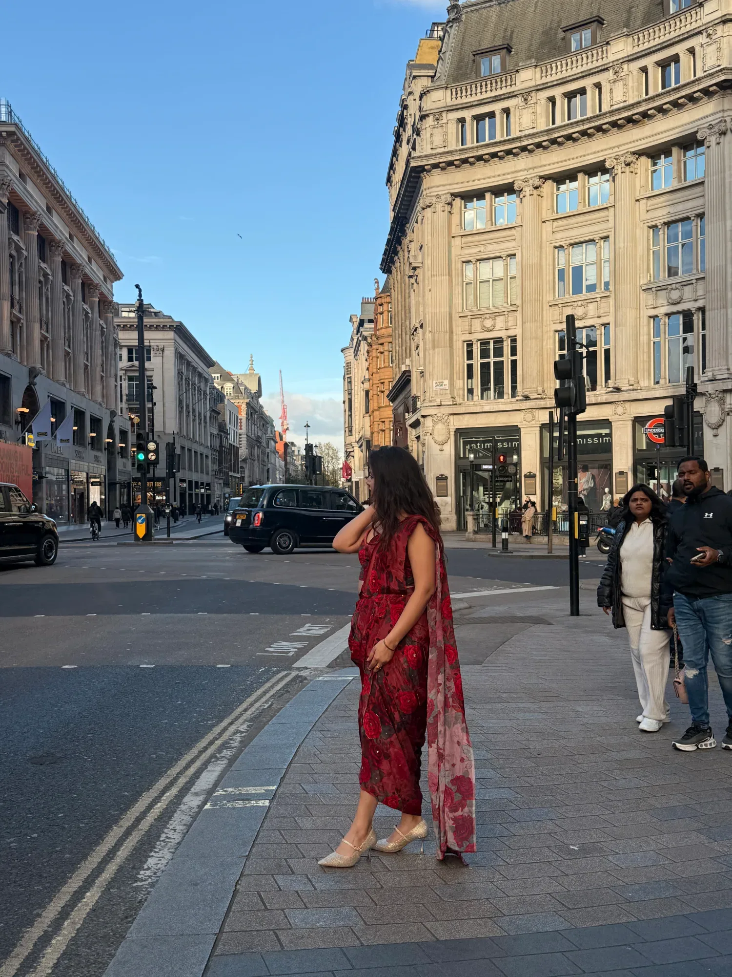 Scarlet Blossom Drape — view 5