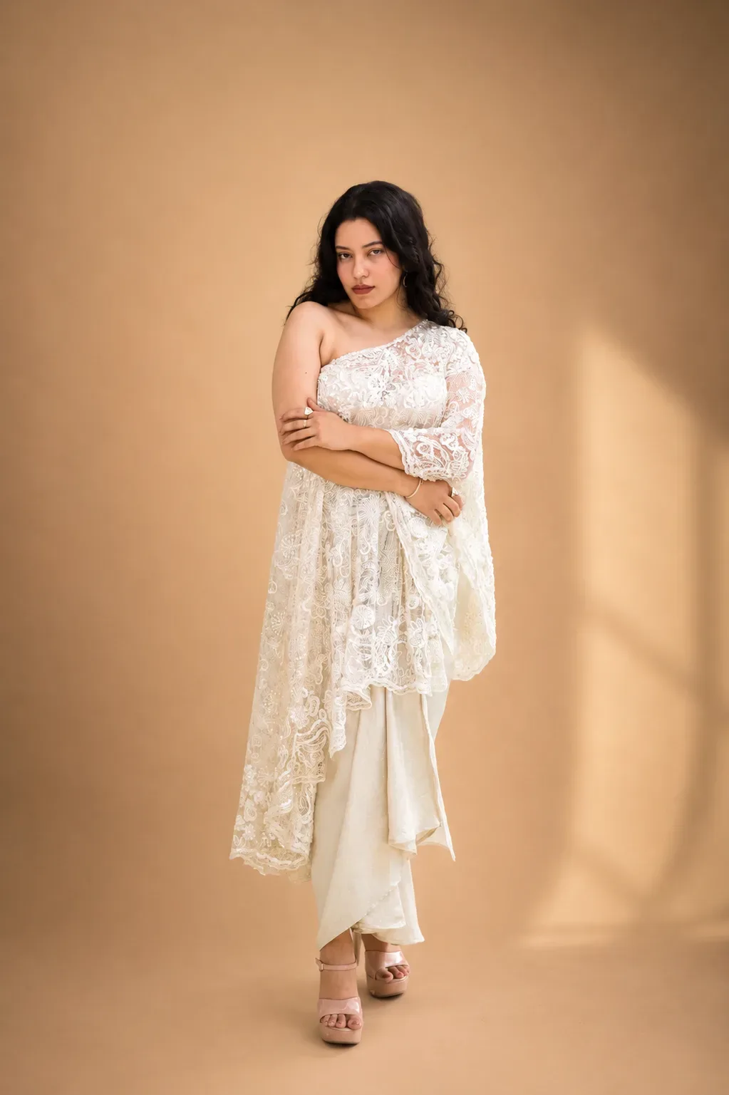 Indo Western Drape