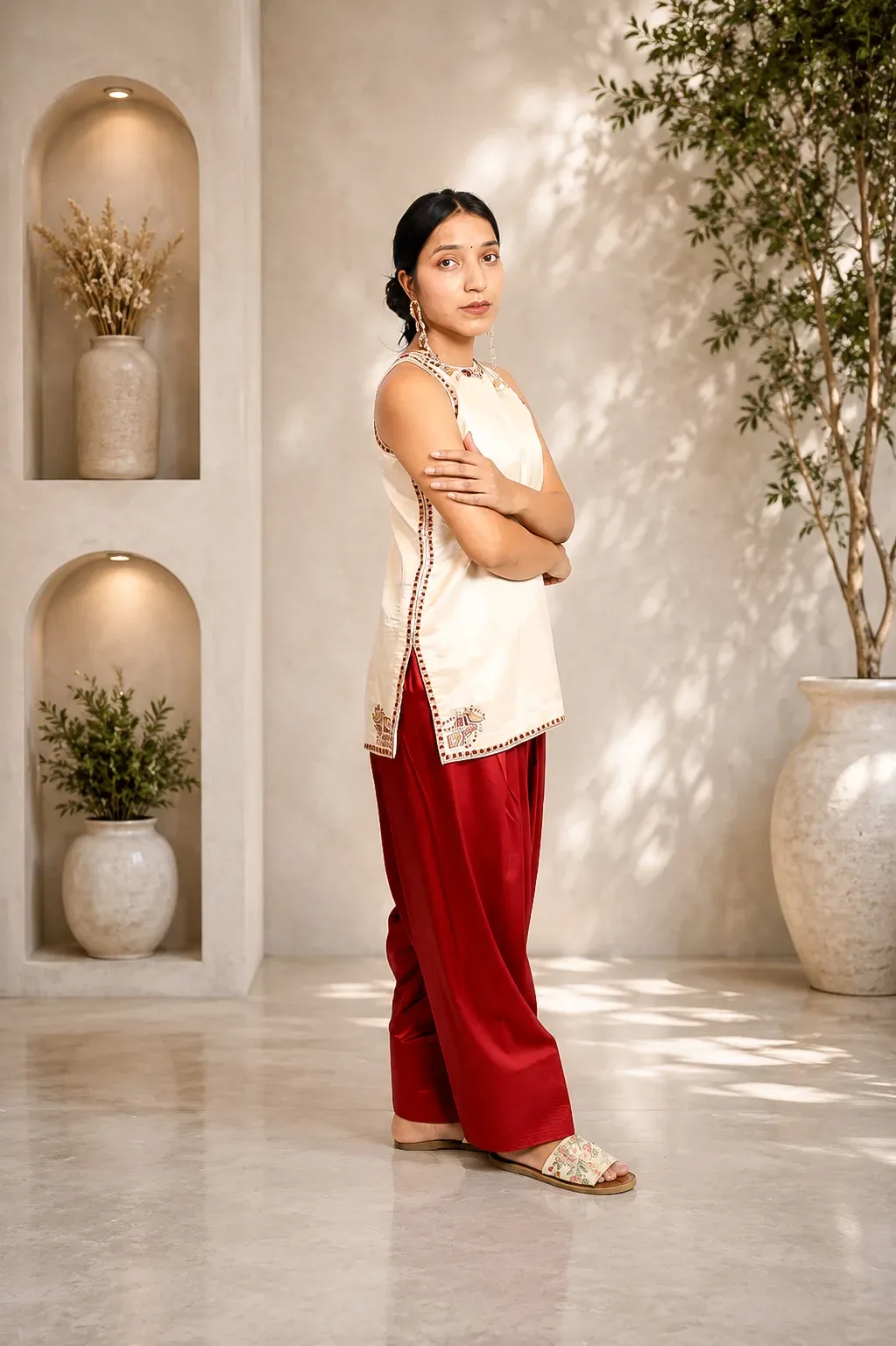 Ivory Mirror Grace Kurta Set — view 2