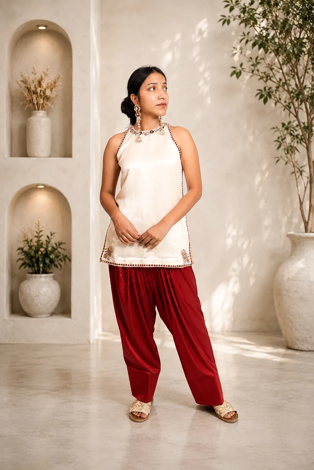 Ivory Mirror Grace Kurta Set — view 5