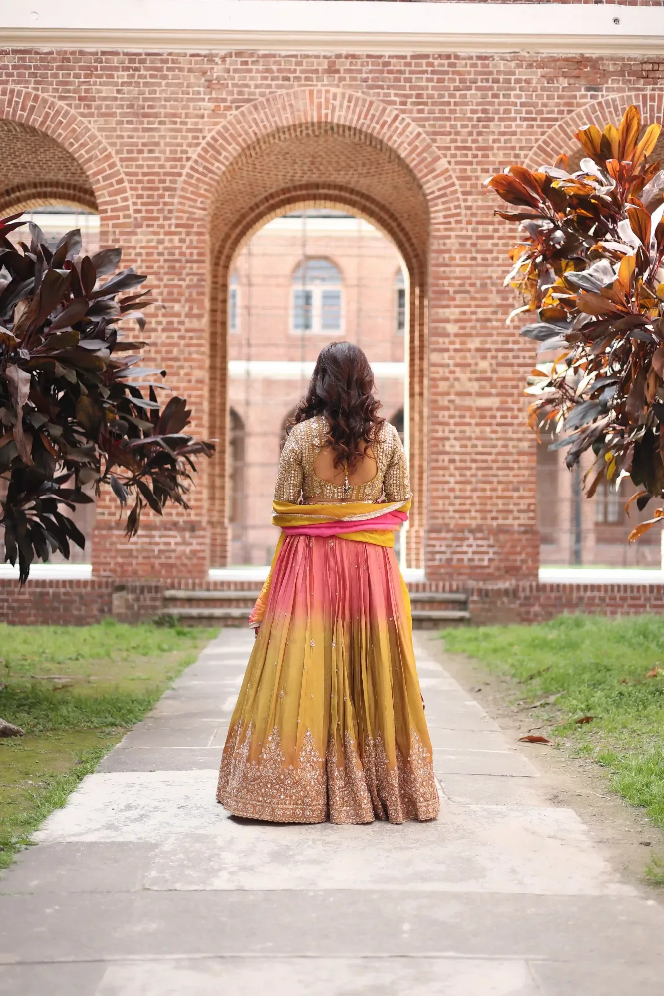 Rangrez Ombre Festive Lehenga Set — view 6