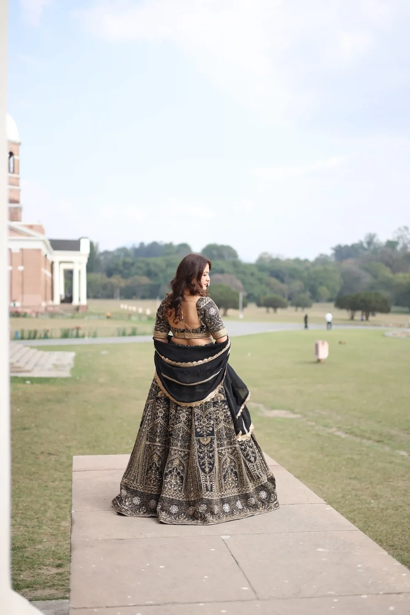 Royal Zari Back Lehenga Set — view 3